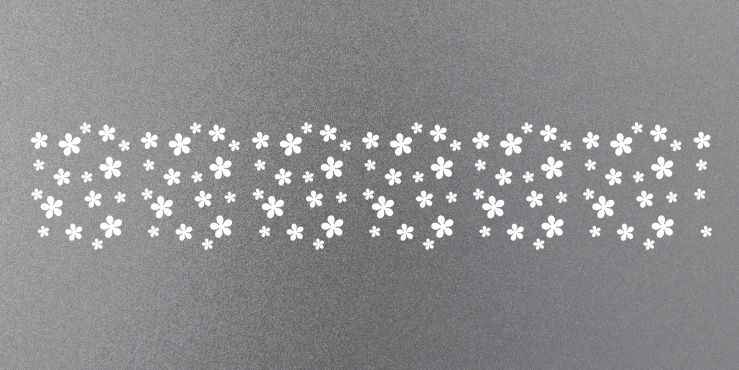 Laserski izrez Blossom